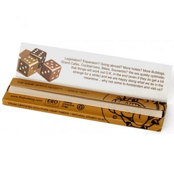 The Bulldog Χαρτάκια Ακατέργαστο King Size Slim2